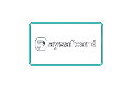 Paysafecard Prepaid-Logo mit neonblauer Umrandung